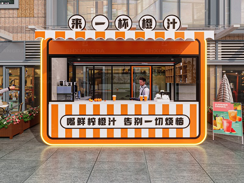 蘋(píng)果艙橙色果汁店02